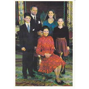 Svenska Kungliga Familien i Stockholm.