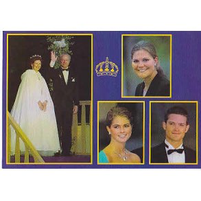 Svenska Kungliga Familien i Stockholm.