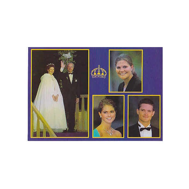 Svenska Kungliga Familien i Stockholm.