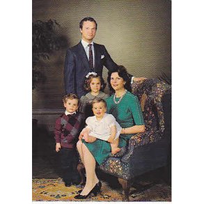 Svenska Kungliga Familien i Stockholm.