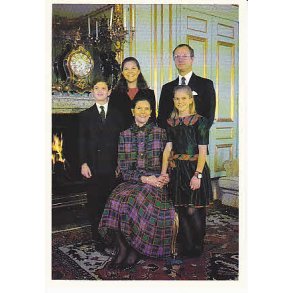 Svenska Kungliga Familien i Stockholm.