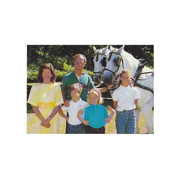 Svenska Kungliga Familien i Stockholm.