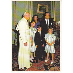 Pave Poul II og Kungliga Familien i Sverige