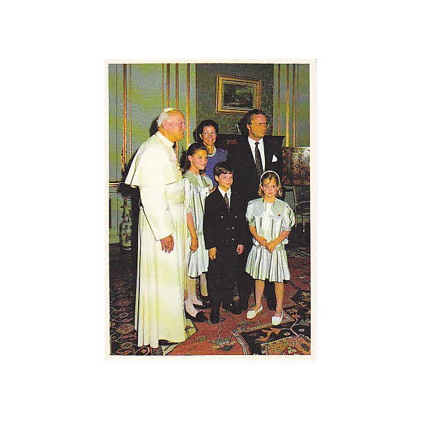 Pave Poul II og Kungliga Familien i Sverige