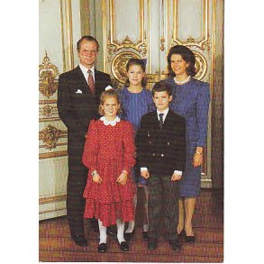 Svenska Kungliga Familien i Stockholm.