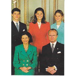 Svenska Kungliga Familien i Stockholm.