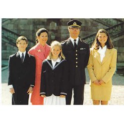 Svenska Kungliga Familien i Stockholm.