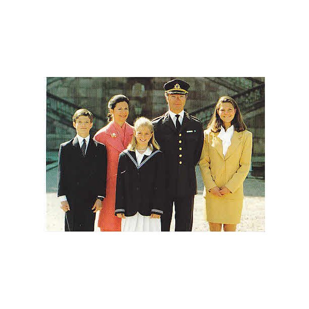 Svenska Kungliga Familien i Stockholm.