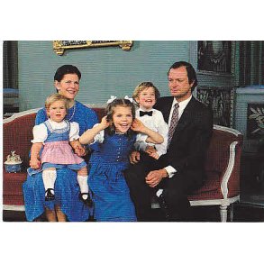 Svenska Kungliga Familien i Stockholm.