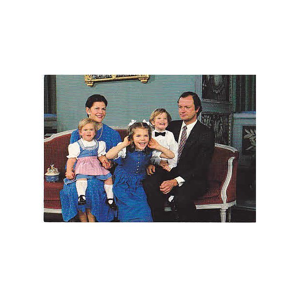 Svenska Kungliga Familien i Stockholm.