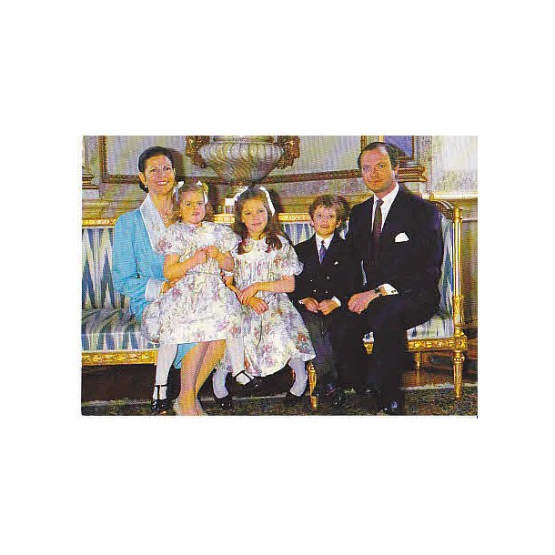 Svenska Kungliga Familien i Stockholm.