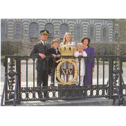 Svenska Kungliga Familien i Stockholm.