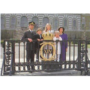 Svenska Kungliga Familien i Stockholm.