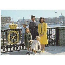 Svenska Kungliga Familien i Stockholm.