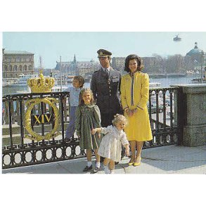Svenska Kungliga Familien i Stockholm.