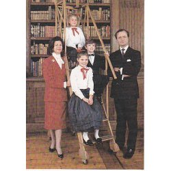 Svenska Kungliga Familien i Stockholm.