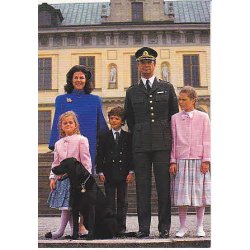 Svenska Kungliga Familien i Stockholm.
