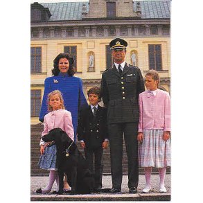 Svenska Kungliga Familien i Stockholm.