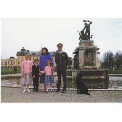 Svenska Kungliga Familien i Stockholm.
