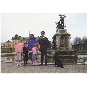 Svenska Kungliga Familien i Stockholm.