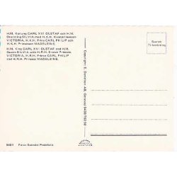 Svenska Kungliga Familien i Stockholm.