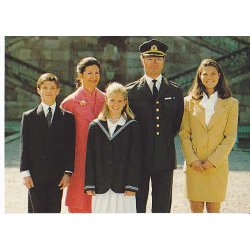 Svenska Kungliga Familien i Stockholm.