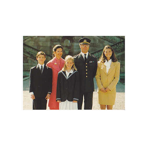 Svenska Kungliga Familien i Stockholm.