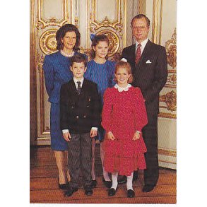 Svenska Kungliga Familien i Stockholm.