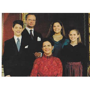 Svenska Kungliga Familien i Stockholm.