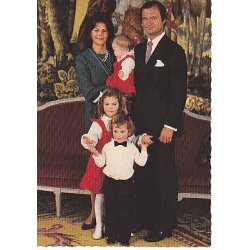 Svenska Kungliga Familien i Stockholm.