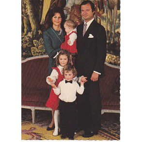Svenska Kungliga Familien i Stockholm.