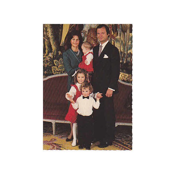 Svenska Kungliga Familien i Stockholm.