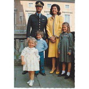 Svenska Kungliga Familien i Stockholm.