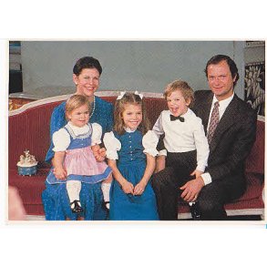 Svenska Kungliga Familien i Stockholm.
