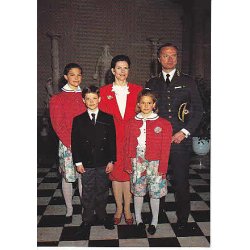 Svenska Kungliga Familien i Stockholm.