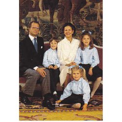 Svenska Kungliga Familien i Stockholm.