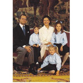 Svenska Kungliga Familien i Stockholm.