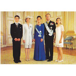 Svenska Kungliga Familien i Stockholm.