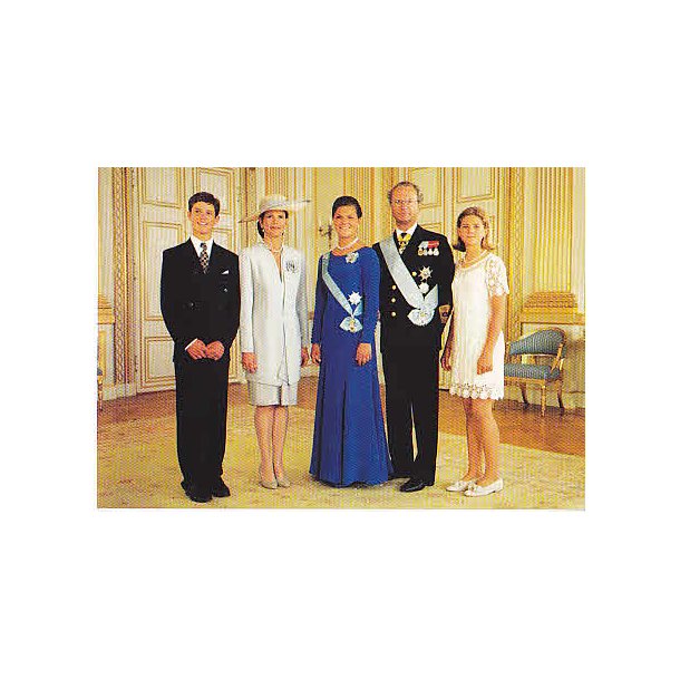 Svenska Kungliga Familien i Stockholm.