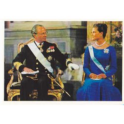 Konung Carl Gustaf och Kronprinsessan Victoria.