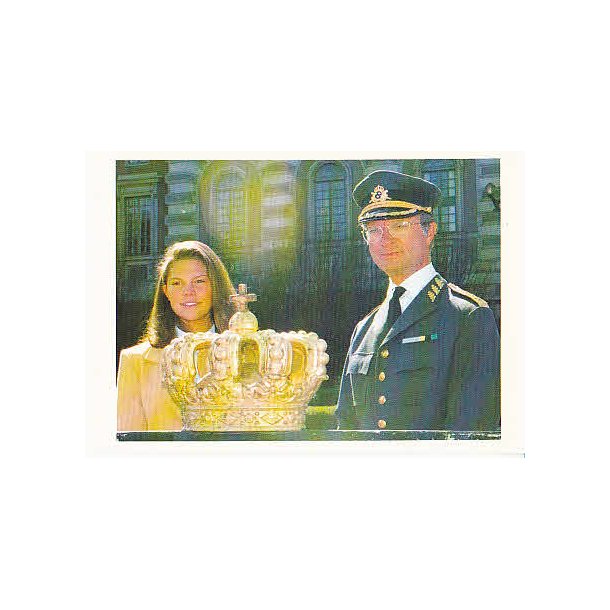 Konung Carl Gustaf och Kronprinsessan Victoria.