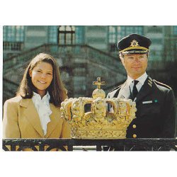 Konung Carl Gustaf och Kronprinsessan Victoria.