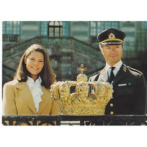 Konung Carl Gustaf och Kronprinsessan Victoria.
