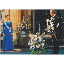 Konung Carl Gustaf och Kronprinsessan Victoria.