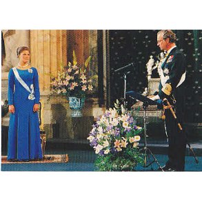 Konung Carl Gustaf och Kronprinsessan Victoria.