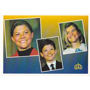 Kronprinsessan Victoria- Carl Philip - Madeleine -