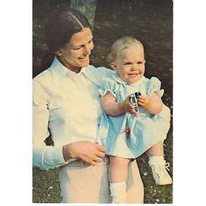 Drottning Silvia og Prinsessin Victoria.