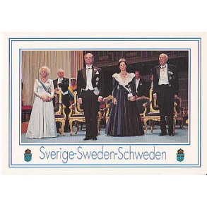 Svenska Kungliga Familien til Nobelfest.