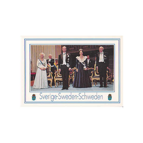 Svenska Kungliga Familien til Nobelfest.