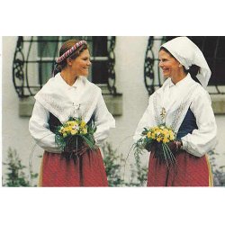 Drottning Silvia og Prinsessin Victoria.